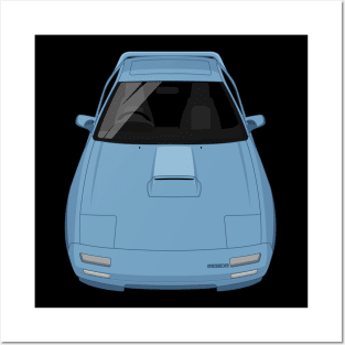 RX-7 Savanna 2nd gen FC3S - Blue Posters and Art